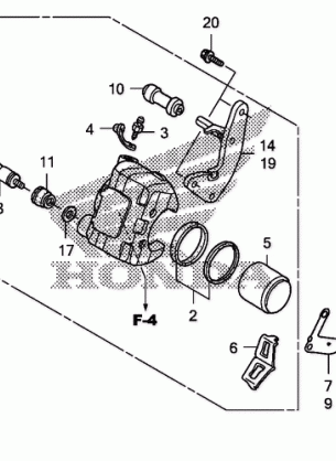 FRONT BRAKE CALIPER