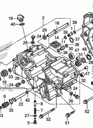 FRONT CRANKCASE COVER    (1)