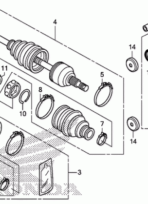 REAR KNUCKLE@REAR        DRIVESHAFT