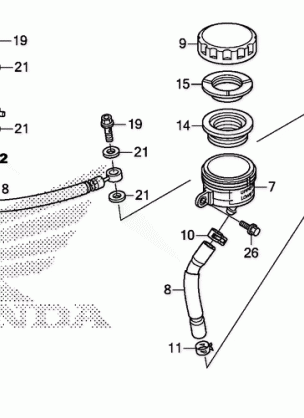 REAR BRAKE MASTER        CYLINDER