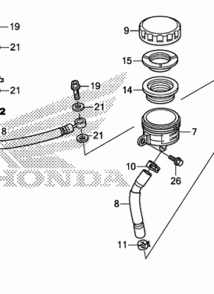 REAR BRAKE MASTER        CYLINDER