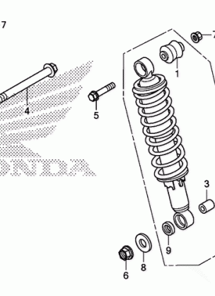 REAR SHOCK ABSORBER