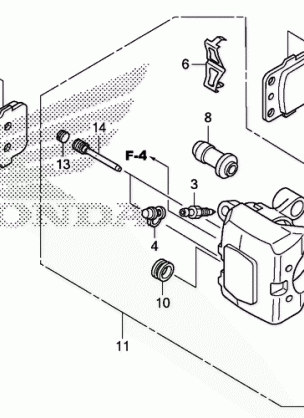 FRONT BRAKE CALIPER