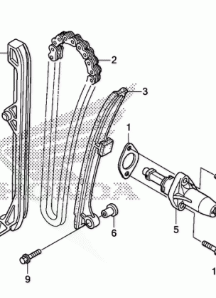 CAM CHAIN@TENSIONER