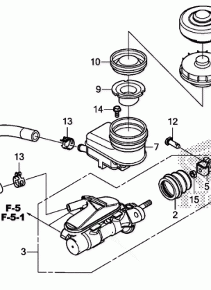 FRONT BRAKE MASTER       CYLINDER