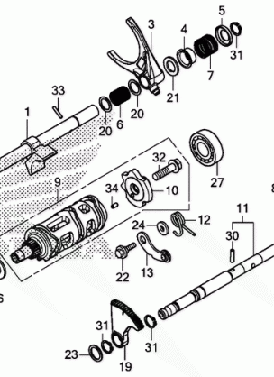 GEARSHIFT FORK (SUB      TRANSMISSION)