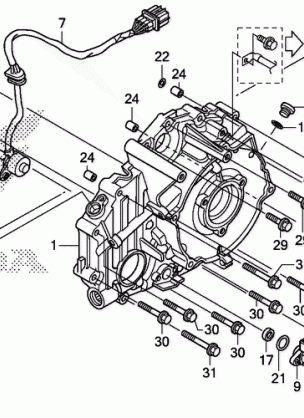 REAR CRANKCASE COVER