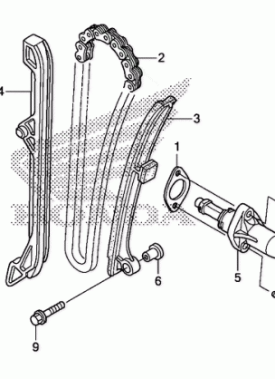 CAM CHAIN@TENSIONER