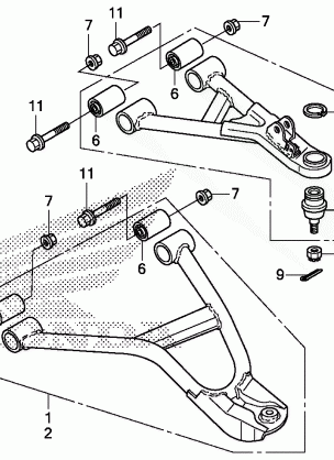 FRONT ARM (2WD)