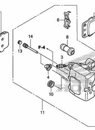 FRONT BRAKE CALIPER