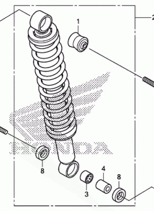 REAR SHOCK ABSORBER