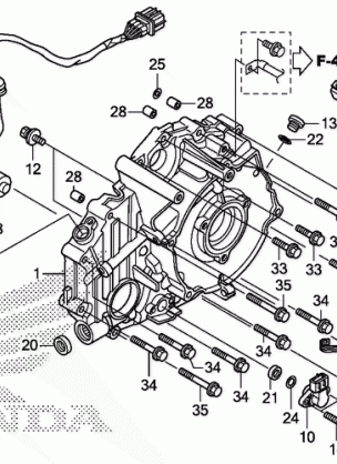 REAR CRANKCASE COVER