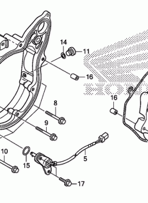 REAR CRANKCASE COVER