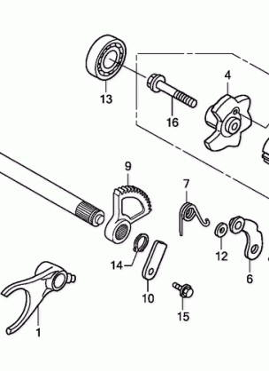 GEARSHIFT FORK@GEARSHIFT DRUM