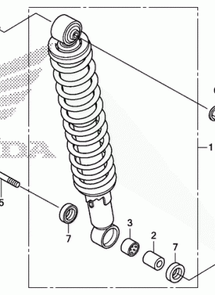 REAR SHOCK ABSORBER