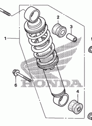 REAR SHOCK ABSORBER