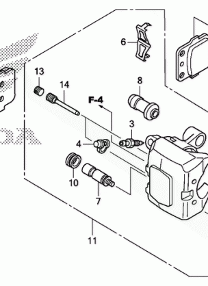 FRONT BRAKE CALIPER