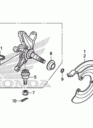 FRONT KNUCKLE (2WD)