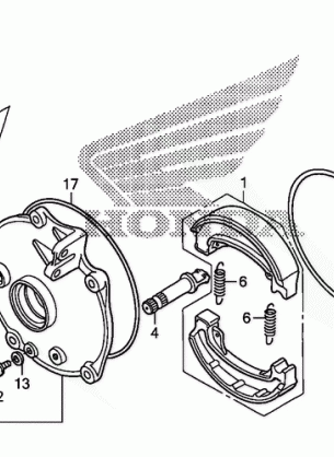 REAR BRAKE DRUM