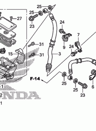 FRONT BRAKE MASTER       CYLINDER