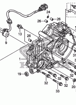 REAR CRANKCASE COVER