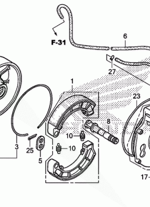 REAR BRAKE PANEL