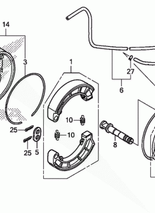 REAR BRAKE PANEL