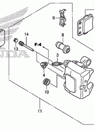 FRONT BRAKE CALIPER