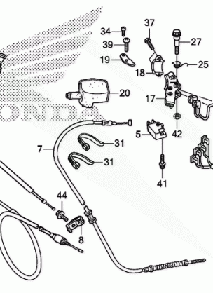 HANDLE LEVER@SWITCH@CABLE