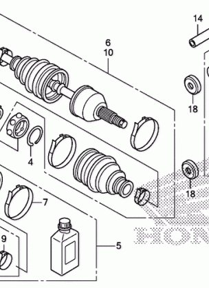 REAR KNUCKLE@REAR        DRIVESHAFT