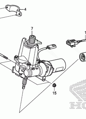 STEERING SHAFT           (TRX420FPA)