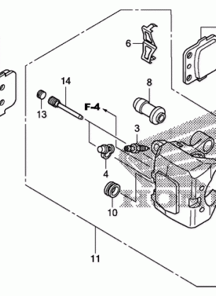 FRONT BRAKE CALIPER