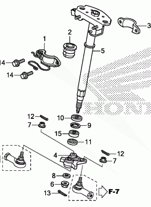 STEERING SHAFT (TRX420FA)