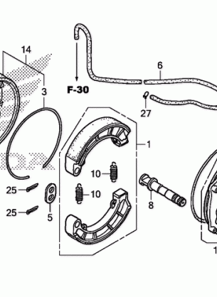 REAR BRAKE PANEL