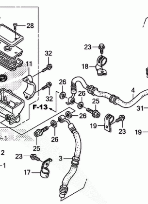 FRONT BRAKE MASTER       CYLINDER