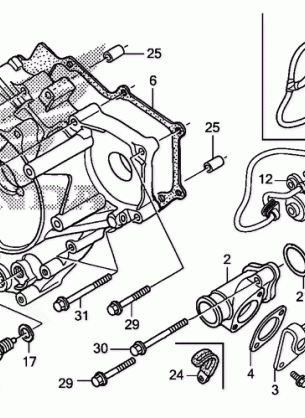 REAR CRANKCASE COVER