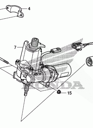 STEERING SHAFT           (TRX420FPA)