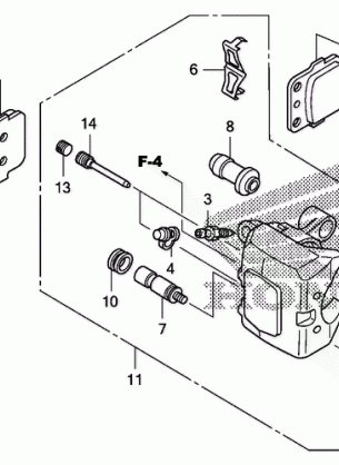 FRONT BRAKE CALIPER