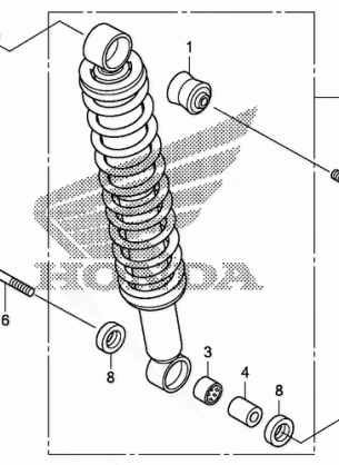 REAR SHOCK ABSORBER