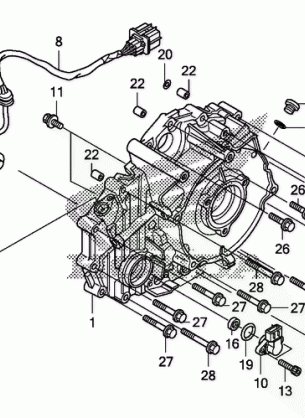 REAR CRANKCASE COVER