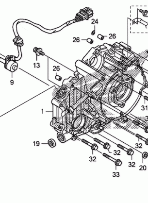 REAR CRANKCASE COVER