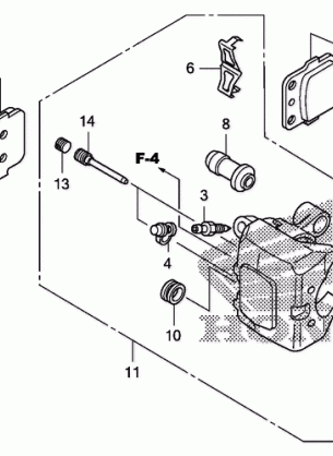 FRONT BRAKE CALIPER