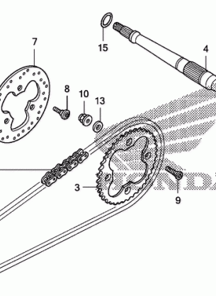 REAR AXLE@DRIVE CHAIN