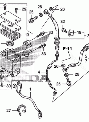 FRONT BRAKE MASTER       CYLINDER