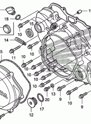 RIGHT CRANKCASE COVER