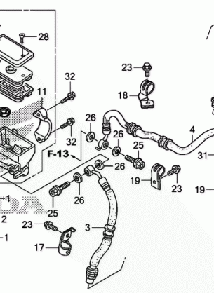 FRONT BRAKE MASTER       CYLINDER