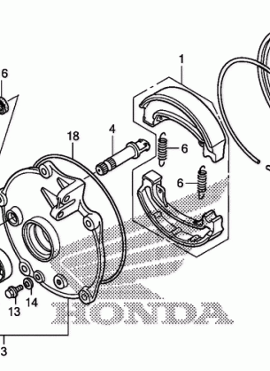 REAR BRAKE DRUM