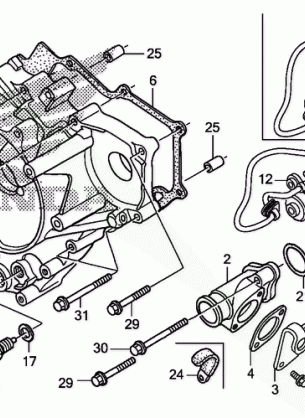 REAR CRANKCASE COVER