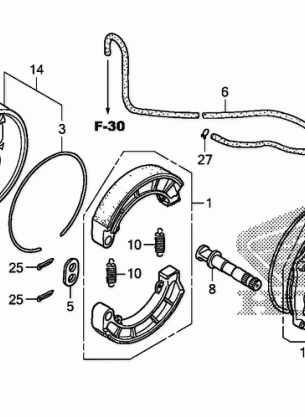 REAR BRAKE PANEL