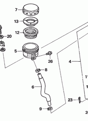 REAR BRAKE MASTER        CYLINDER